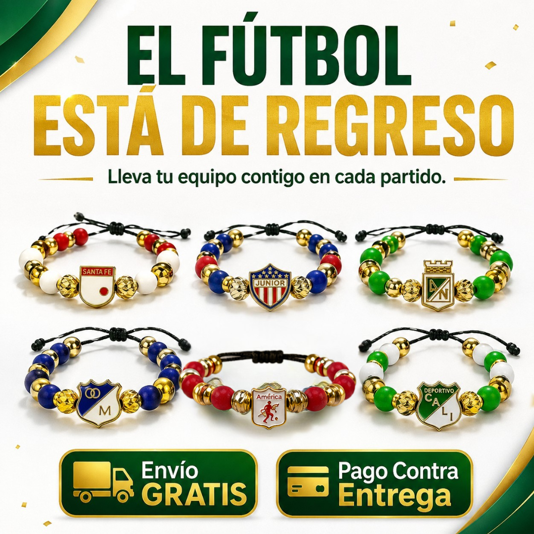 MANILLAS  FÚTBOL COLOMBIANO ⚽